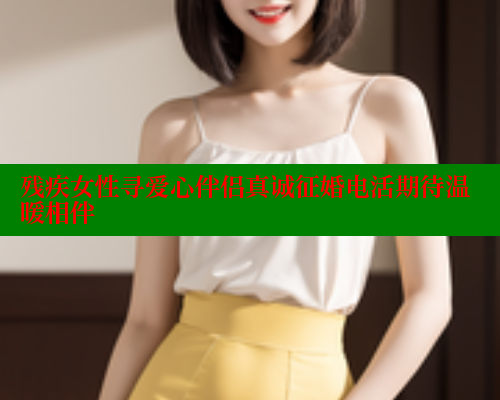 残疾女性寻爱心伴侣真诚征婚电活期待温暖相伴